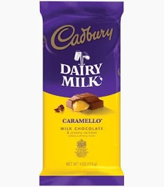 CHOCOLATE CADBURY DAIRY MILK CARAMEL 180 GR