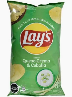LAYS QUESO CREMA Y CEBOLLA 137 GR