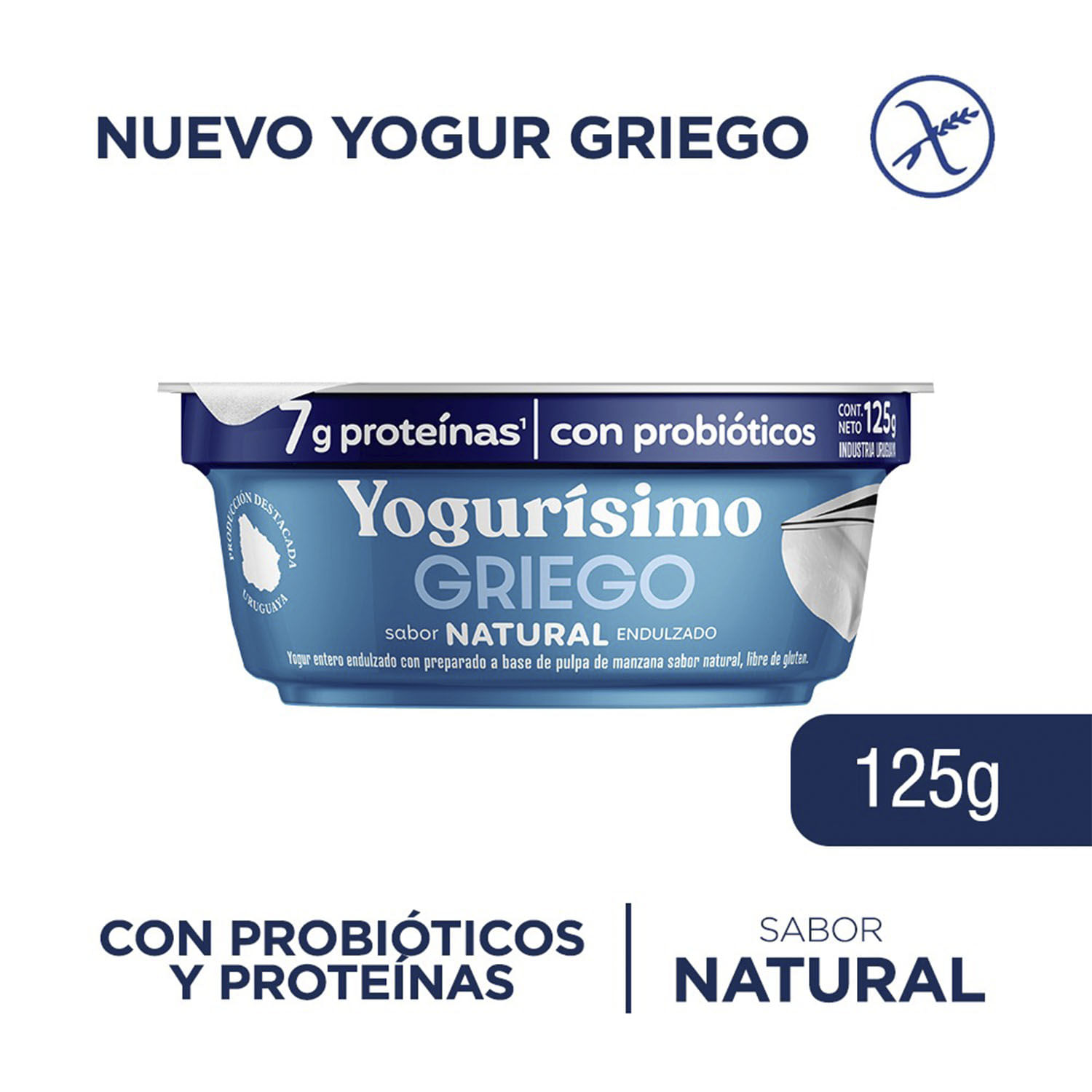 YOGUR YOGURISIMO GRIEGO NATURAL 125 GR